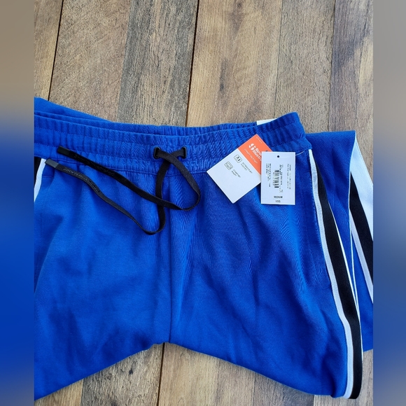 MENS Sports Illustrated Jogger Track Blue White Stripe M Drawstring NWT - Picture 4 of 7